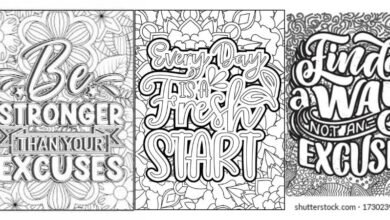 Motivational Coloring Pages