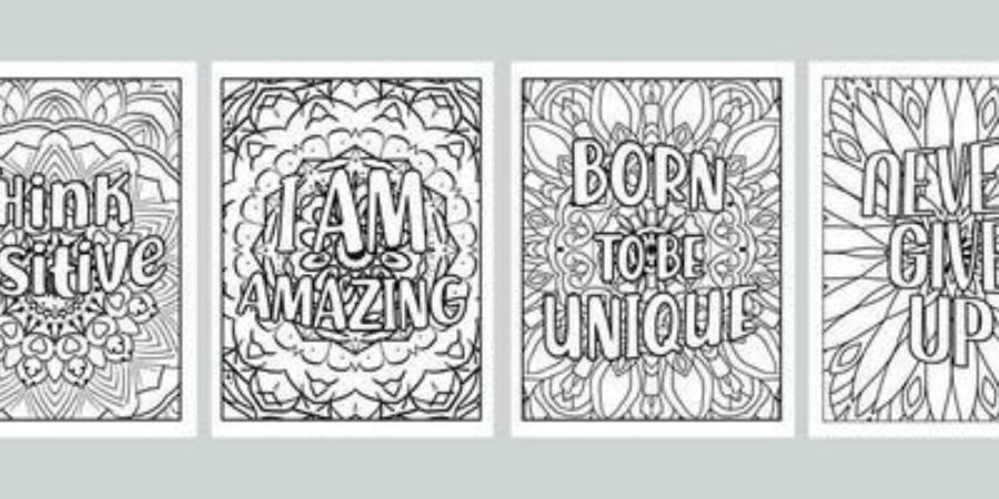 Motivational Coloring Pages