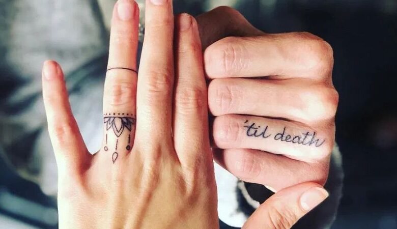 wedding ring tattoo